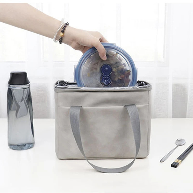 Ice Packs/Isothermic Bags Thicken Lunch Bag Office Worker Bring Meal Thermo Pouch School Picnic Fruit Drink Snack Fresh-Keeping Package Accessorie Sup