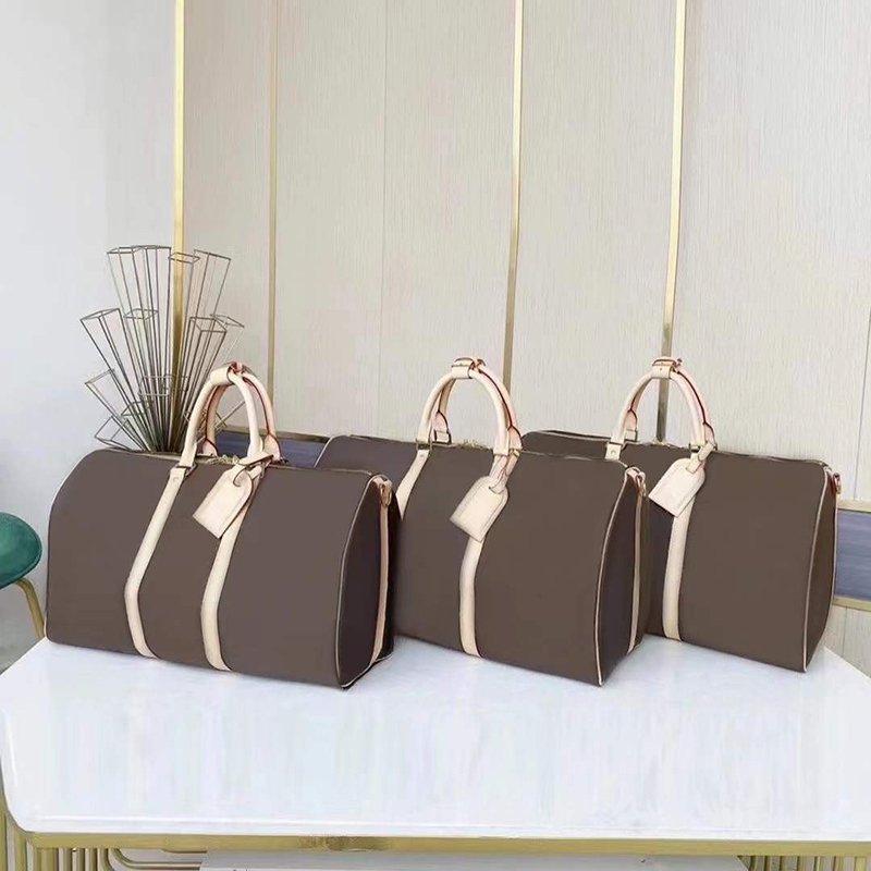 Designer Duffel bags Luxury canvas travel bag handbags classic keepall travel luggage bag for man Outdoor Packs totes leather handbag fashion shoulder tote bag