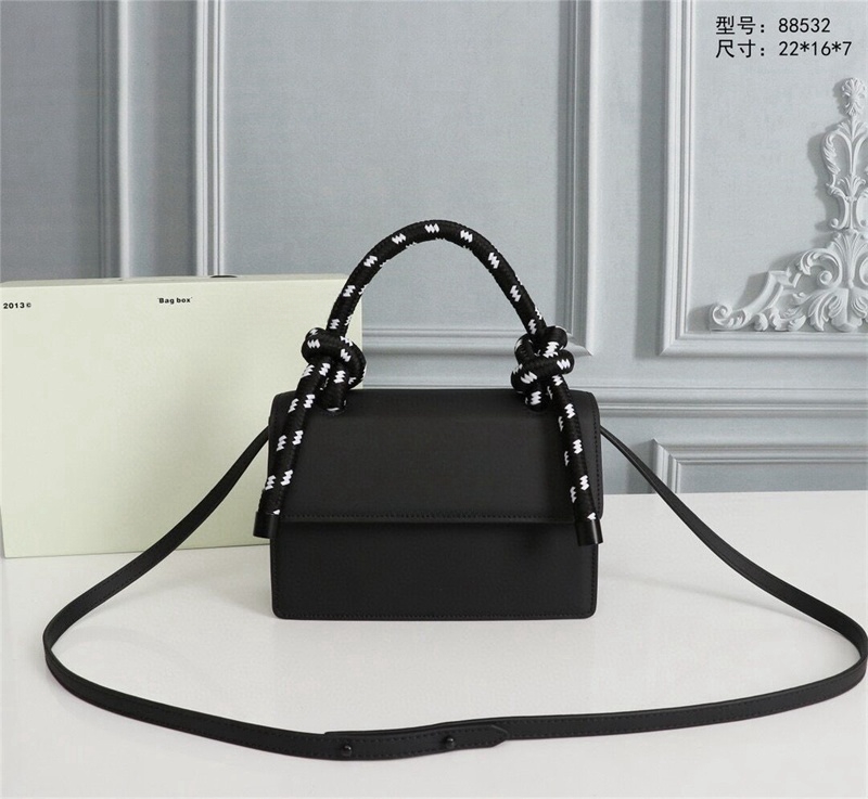 Bags OFF Handbags Cross BodyBag two straps leather preminum bags 22cm SL09