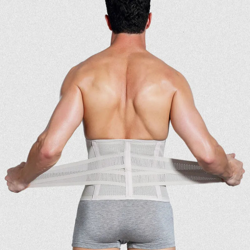 Waist Tummy Shaper Men Firm Slimming Belts Waist Trainer Abdomen Fat Burning Modeling Tummy Strap Girdle Belly Body Shaper Corset Reducing Shapwear 23