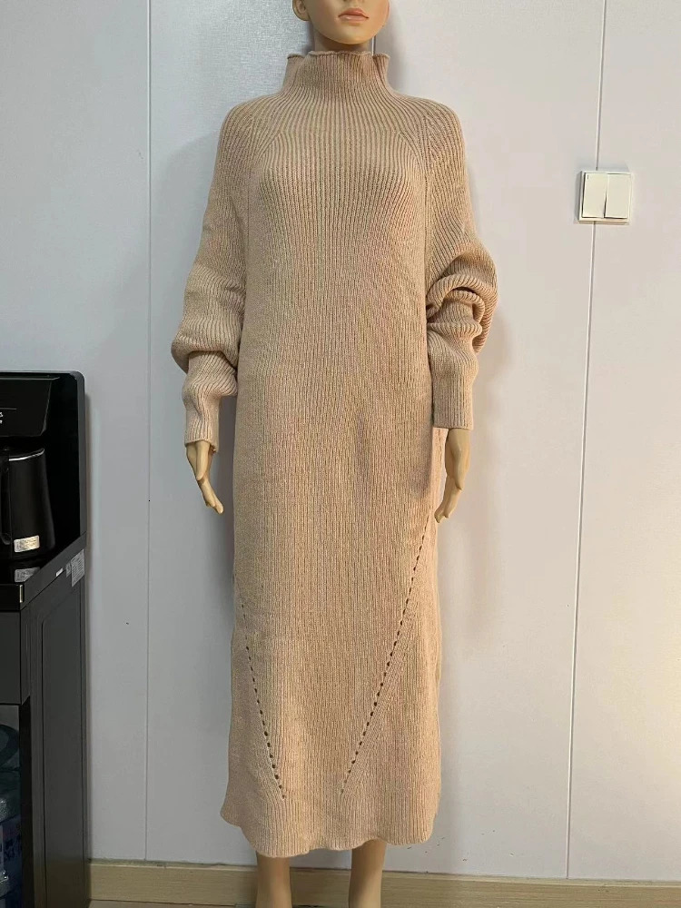 Women's Sweaters Women's Sweater Dress In Korean Version Pullover Autumn Winter Jersey Long Fashion Streetwear Elegant Women's Clothing