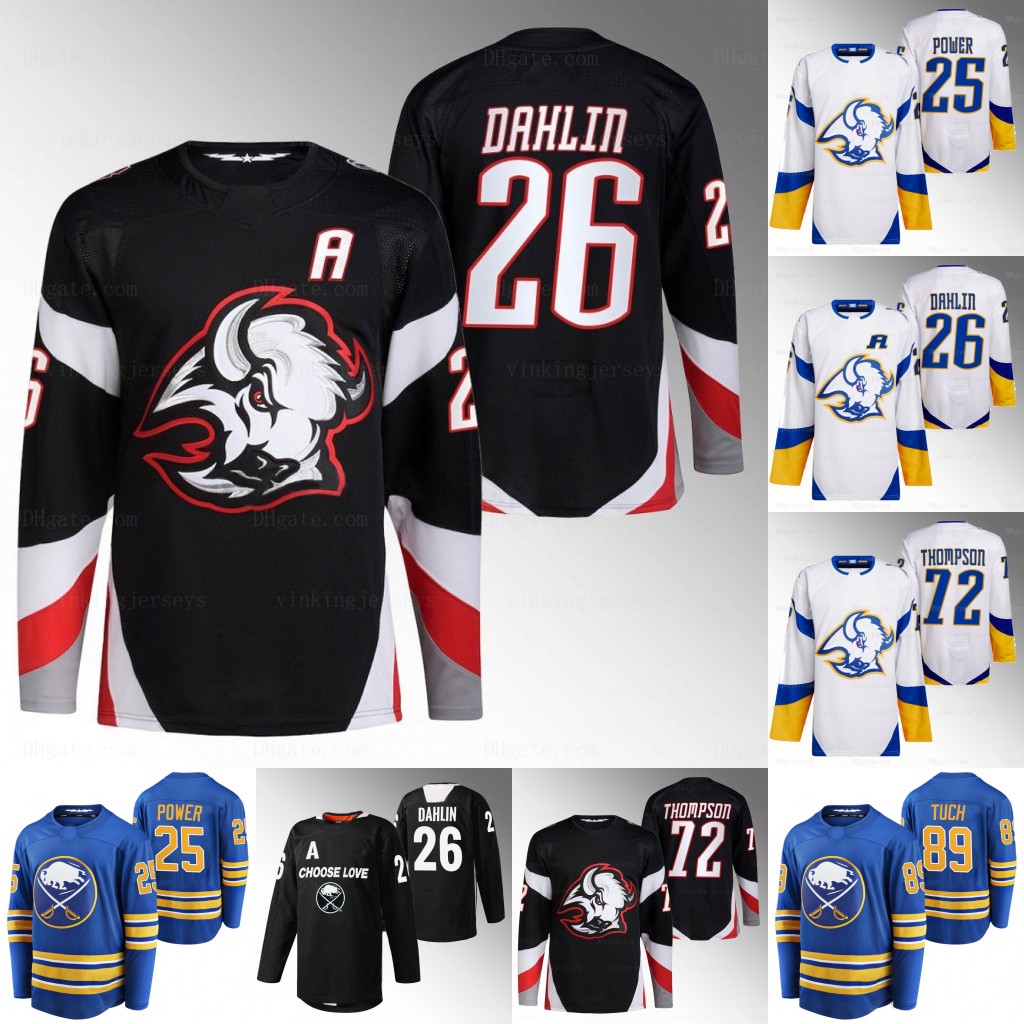 Tage Thompson Sabres Jerseys Ukko-Pekka Luukkonen Rasmus Dahlin Mattias Samuelsson Dylan Cozens Alex Tuch Kyle Okposo Devon Levi Owen Power Tyson Jost Hockey Wear