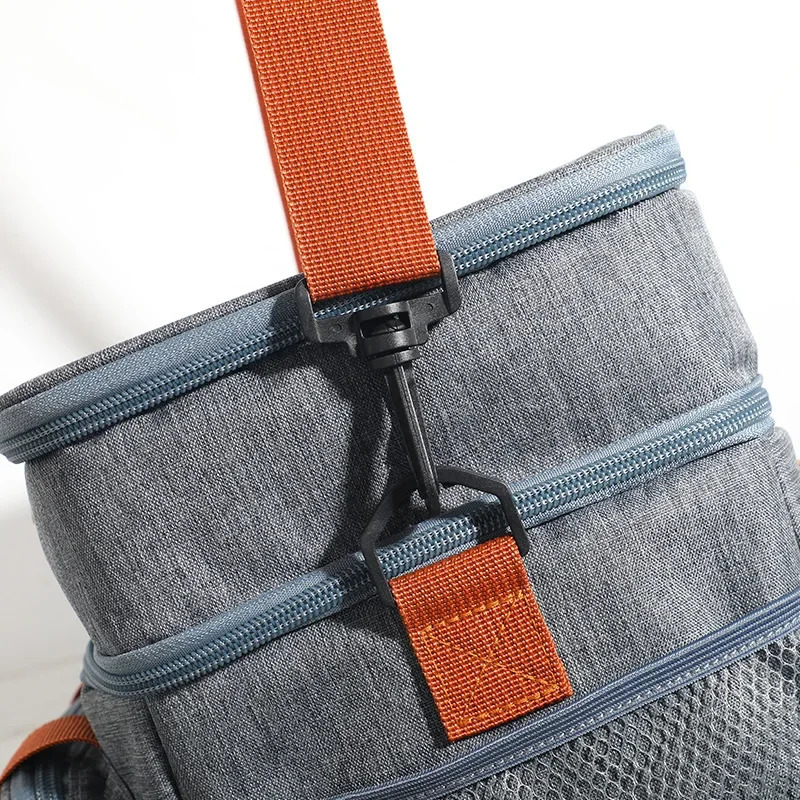 Ice Packs/Isothermic Bags Portable Thermal Lunch Bag Picnic Food Cooler Bags Insulated Case Durable Waterproof Office Lunch bag Cooling Box Shoulder S