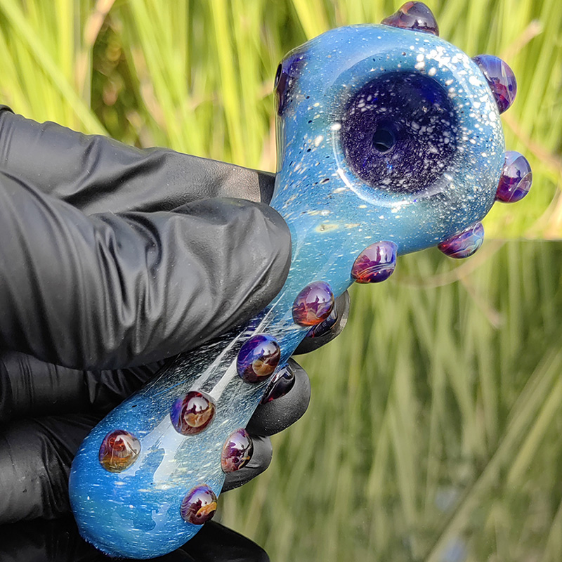 herb spoon hand pipe galaxy glass smoking pipe hand smoking bowl pipes Smoking Glass Pipe Handicrafts Spoon Pipe Glass Hand Pipe Beads Handmade Bowl