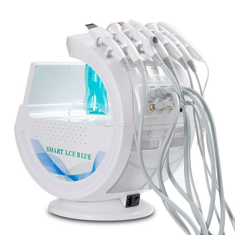 Oxygen Jet Aqua Skin Management Machine Skin Rejuvenation Wrinkle Crinkle Dispelling Damaged Skin Scar Repairing Device with Skin Detection Camera