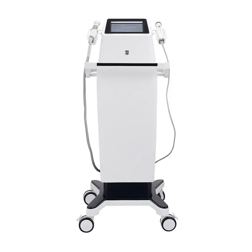 Plasma Skin Care Device Rejuvenation Smoothing Skin Wrinkle Acne Elimination Double Chin Improving Collagen Regeneration Plasma + Cold & Heat 2 Handle