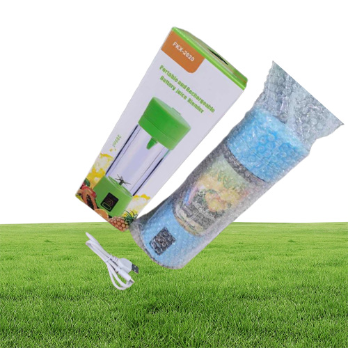 Portable USB Electric Fruit Juicer 380ml Personal Blender Portable Mini Blender USB Juicer Cup with retail box306b