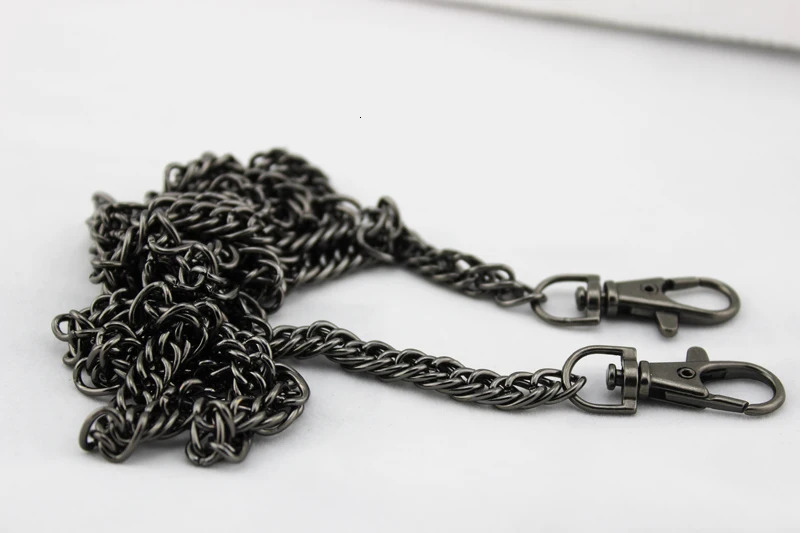 Bag Parts Accessories 40120CM 7mm W Metal Purse Chain Strap Handle Replacement Handbag Shoulder Light GoldSilverBlackBronze 231024