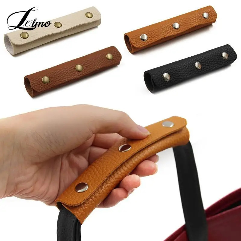 Bag Parts Accessories Soft Suitcase Grip Protective Luggage Handle Wrap Leather Antistroke Stroller Shoulder Strap Pad Cover 231024