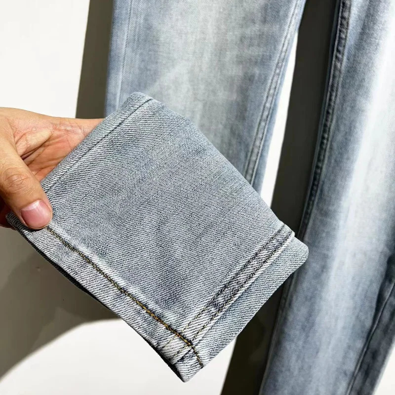 Mens Jeans ss High Street H Vintage Washed Casual Versatile Trousers Sweatpants Streetwear Pants Techwear Clothing Clothes 231024