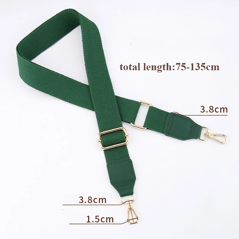 Bag Parts Accessories 135cm Long Shoulder Strap Webbing For Handbag 38cm Wide Handbags Solid Crossbody 231024