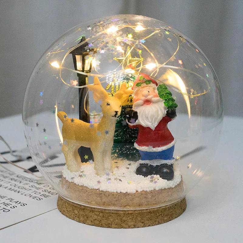 Crystal Ball Lamp - Little Prince Senlu Gift, Micro View Astronaut, Valentine's Day & Christmas Decor (231024)