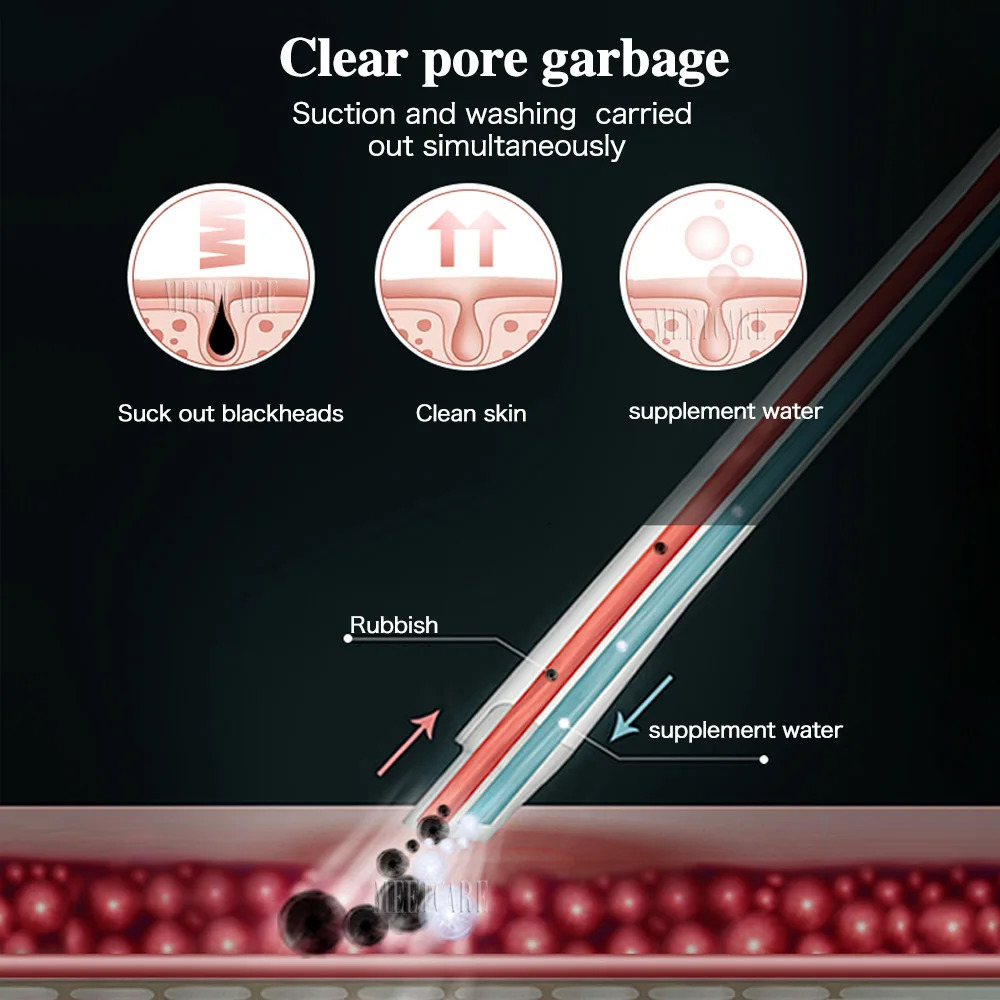 Face Massager Portable Spray Water Injection Hydro Jet Beauty Machine Blackhead Clean Skin Rejuvenation Oxygen Care Tools 231023