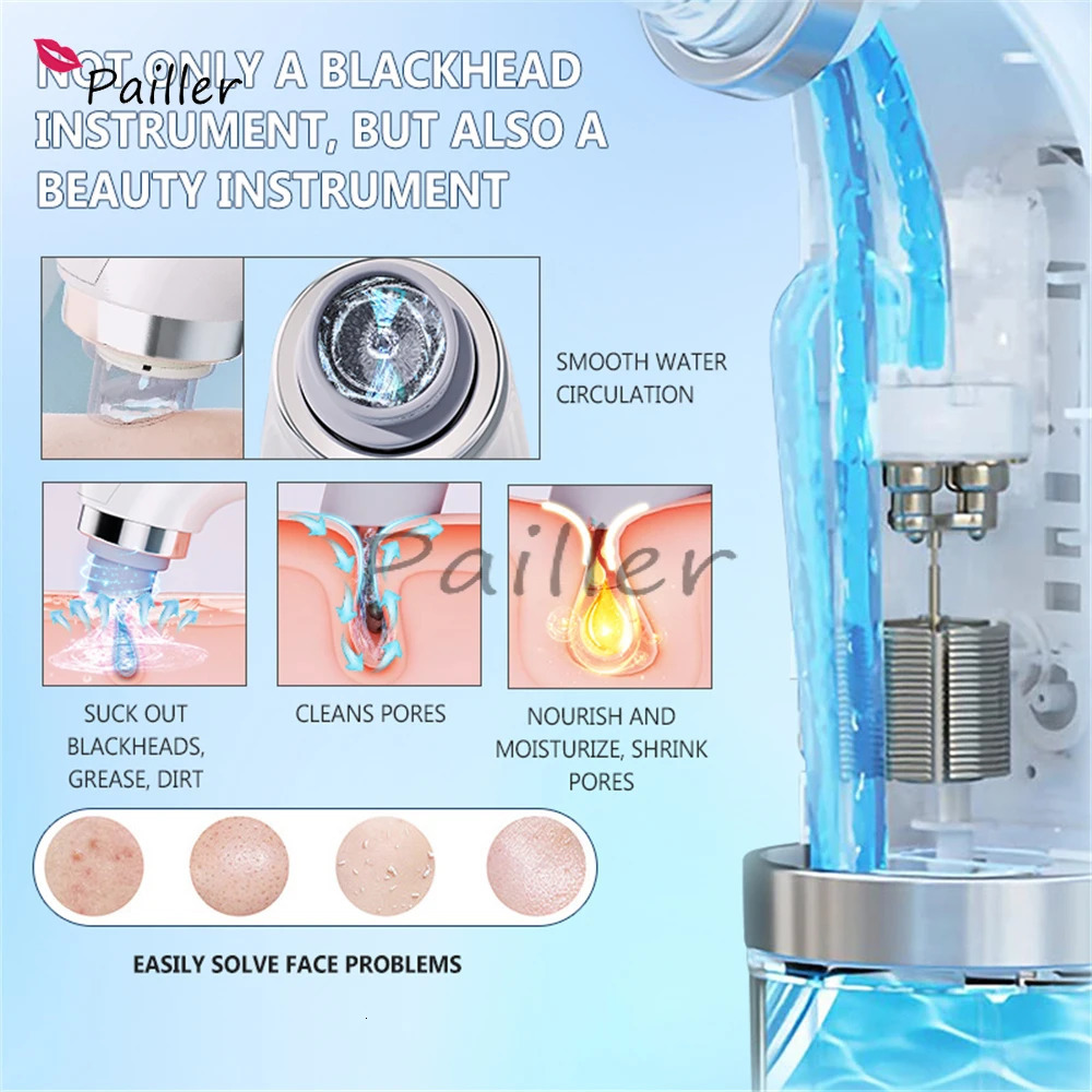 Cleaning Tools Accessories USB Charging Blackhead Meter 400mAh Electric Vacuum Acne Pore Cleaner Water Cycle Skin Deep Beauty Care 231023