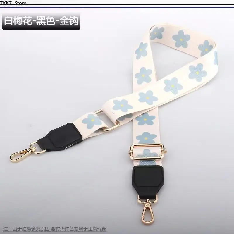 Bag Parts Accessories Adjustable Straps for Handbag Womens 38Mm Colorful Wide Strap Spliced PU Leather Shoulder Belt 231024
