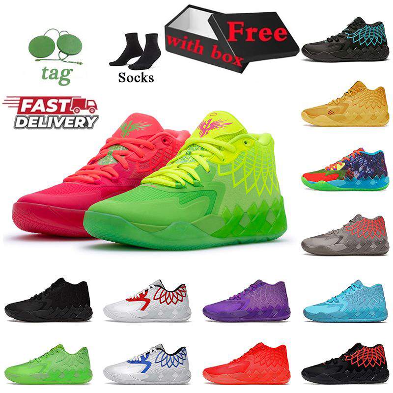 Lamelo Ball Shoes 1 2.0 Mb.01 Men Basketball Shoes 1of1 Store Men Women Queen City Rick and Morty Rock Purple Blue Black Red Blast Buzz Mens Trainers Sports Sneakers 40-46