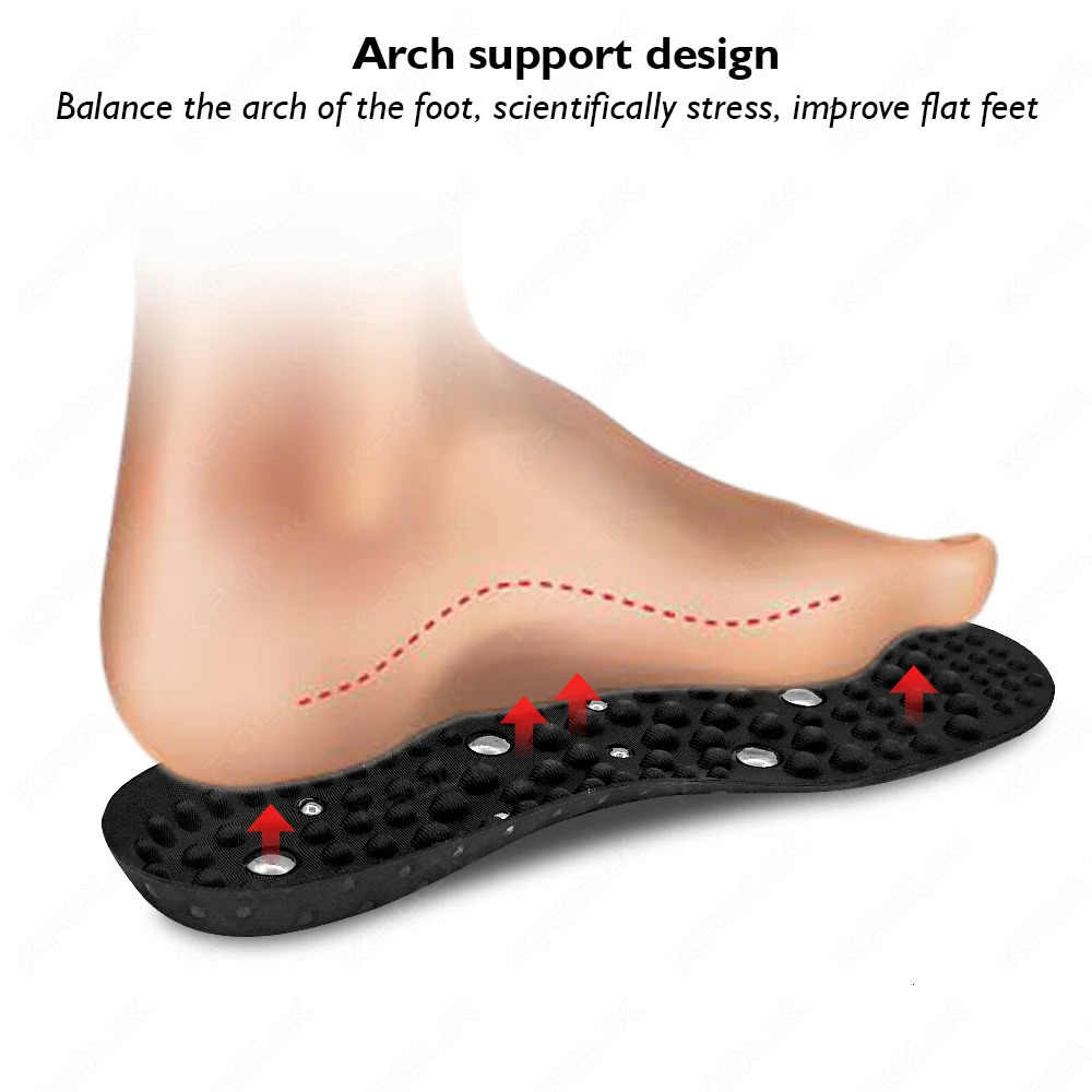 Shoe Parts Accessories 16 Pieces Magnetic Therapy Insole Magnet Massage Acupressure Health Cushion Pad Men Women Relaxation Foot Care Comfort Sole 231