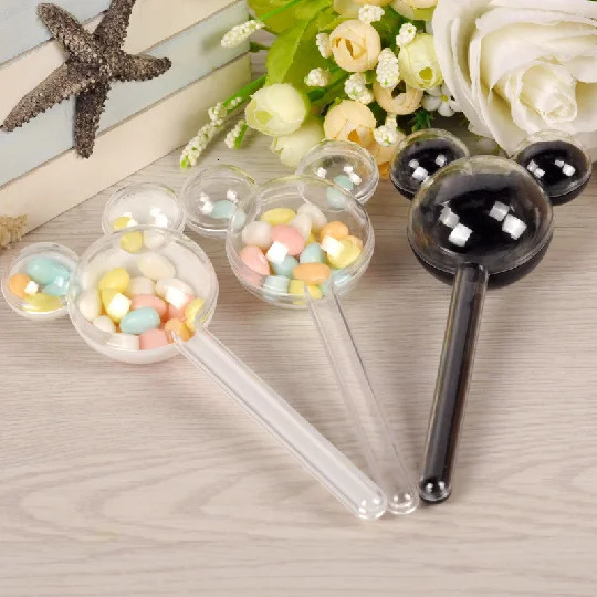 Gift Wrap 24pcs/lot Plastic Candy Box Wedding Gift Boxes Party Favors Candy Holders Gift Boxes Wedding Like Candy Pack Christmas Supplies 231023