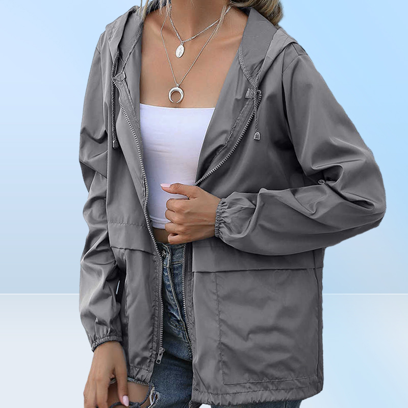Women039s Zipper Hoodie Yoga Outfits Lightweight Outdoor Walking Raincoat Casual Running Fitness Sports Jacket Gym Clothes Quic