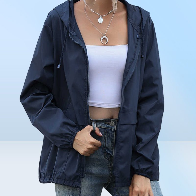 Women039s Zipper Hoodie Yoga Outfits Lightweight Outdoor Walking Raincoat Casual Running Fitness Sports Jacket Gym Clothes Quic