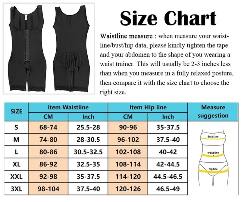 Waist Tummy Shaper High Compression Body Shapewear Women Fajas Colombianas Corrective Girdle Tummy Control Post Liposuction BBL Slimming Waist Belt 23