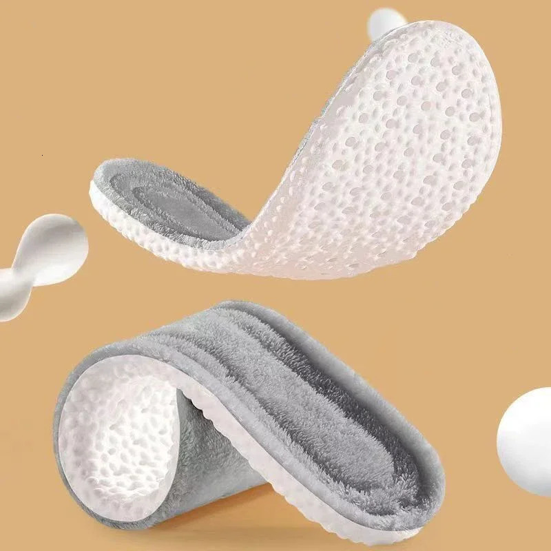 Shoe Parts Accessories Winter Warm Plush Insoles Women Men Thicken Thermal Pads Self Heated Sports Inserts Soft Cashmere Snow Boots Padding 231024