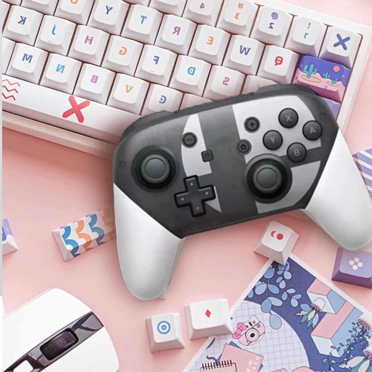 Game Controllers Joysticks Wireless Bluetooth Gamepad For Nintend Switch Accessories Pro Controller Joystick For Switch Game Console With 6-Axis Handl