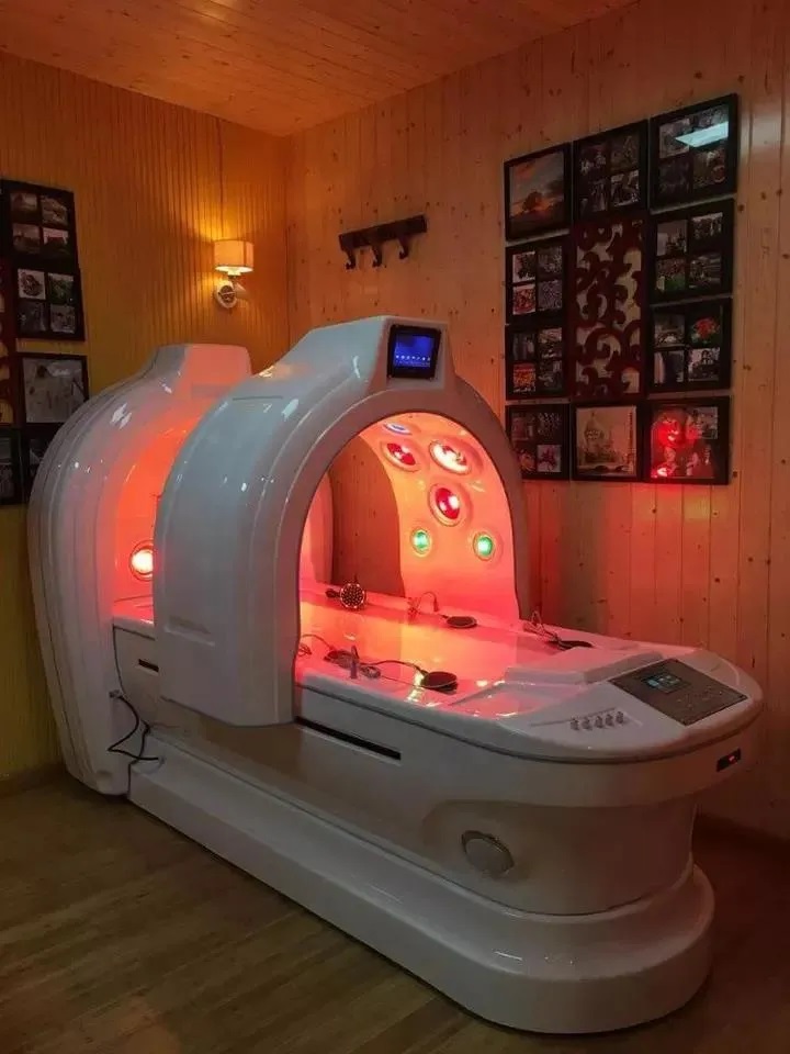 LED light SPA Capsule Space Tunnel Accelerate Fat Burning Equipment Slimming Tunnel Yoga Exercise Cabin Infrared Whitening Wrinkle Removal SPA Capsule