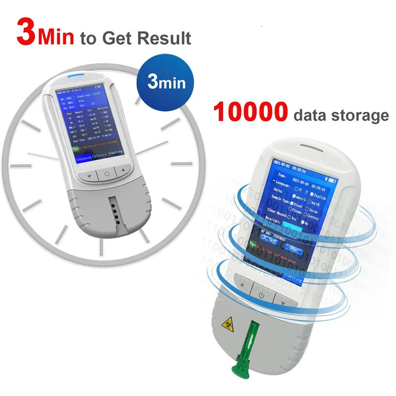 Other Health Beauty Items Kit de Test domicile compteur urique Total HDL LDL et 231023