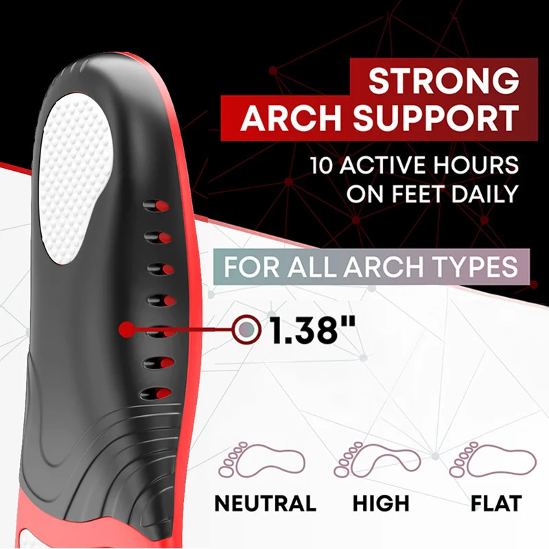 Shoe Parts Accessories Orthopedic Insoles ETPU Shoes Sole for Feet Arch Pad XO Type Leg Correction Flat Foot Support Sports Insert EU3549 231024