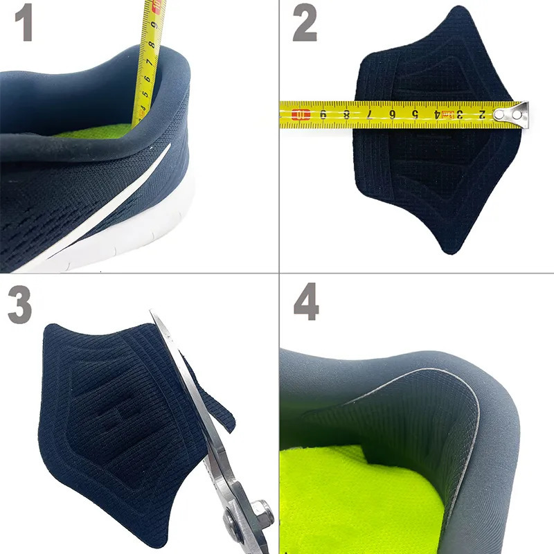 Shoe Parts Accessories 3pair6pcs Insoles Patch Heel Pads for Sport Shoes Back Sticker Adjustable Size Antiwear Feet Pad Cushion Insert Insole 231024