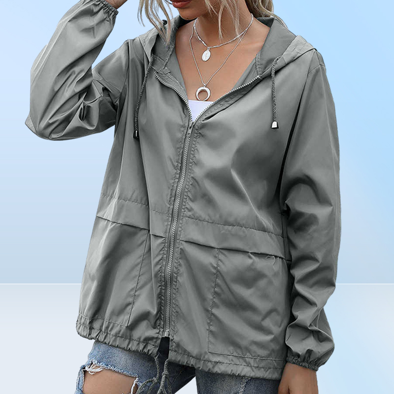Women039s Zipper Hoodie Yoga Outfits Lightweight Outdoor Walking Raincoat Casual Running Fitness Sports Jacket Gym Clothes Quic