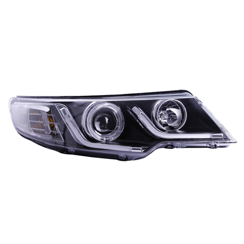 Car Styling Head Lights for KIA Forte 2009-2015 Forte Coupe Headlights LED Angel Eye Daylight Lens Xenon Lamp Signal Headlamp