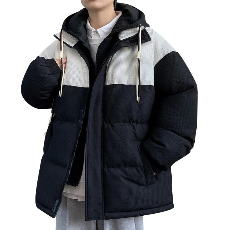 Mens Down Parkas Winter Jackets Men Coats Cotton Padded Oversize 6XL 7XL 8XL Plus Size Thicken Warm Windbreak Hooded Loose Male Overcoat 231024