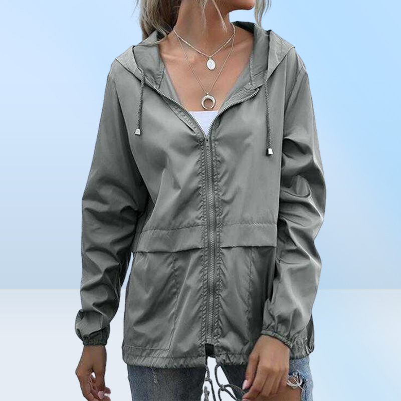 Women039s Zipper Hoodie Yoga Outfits Lightweight Outdoor Walking Raincoat Casual Running Fitness Sports Jacket Gym Clothes Quic