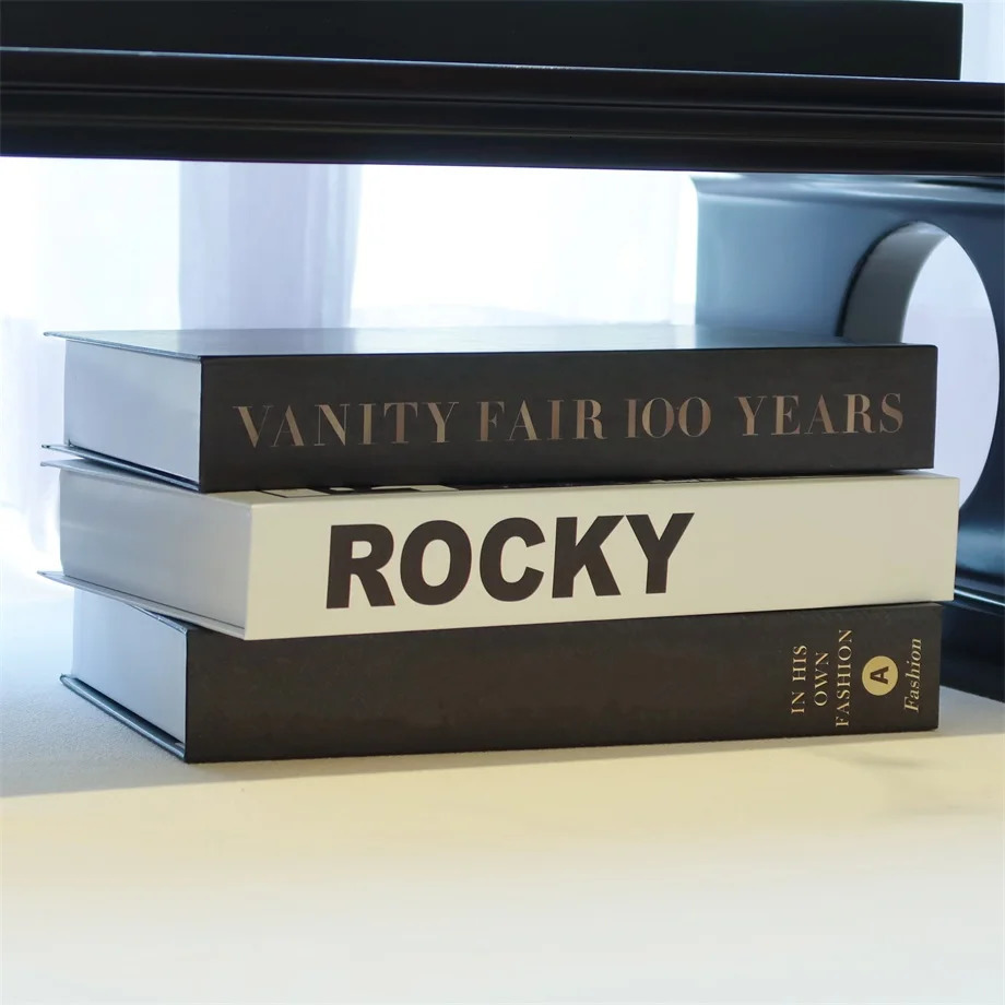 Decorative Objects Figurines y Decoration Books Living Room Prop Book ner Coffee Table Club Salon Aesthetics Ornaments Girl Gifts 231023