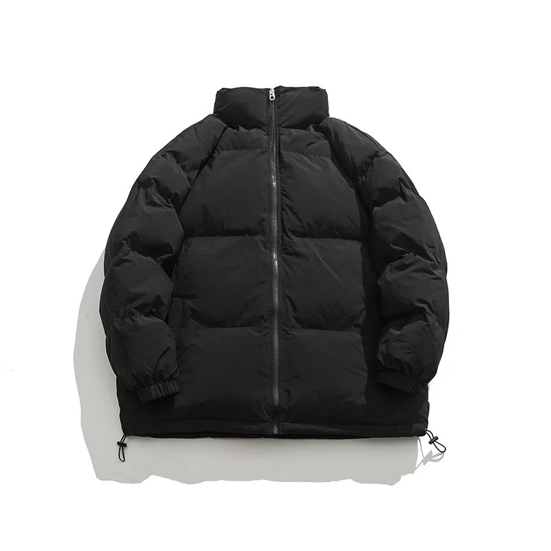 Men's Down Parkas 2023 Winter Jacket Men Thicken Warm Coat Mens Stand Collar Solid Color Puffer Women Korean Fashion Streetwear 231023
