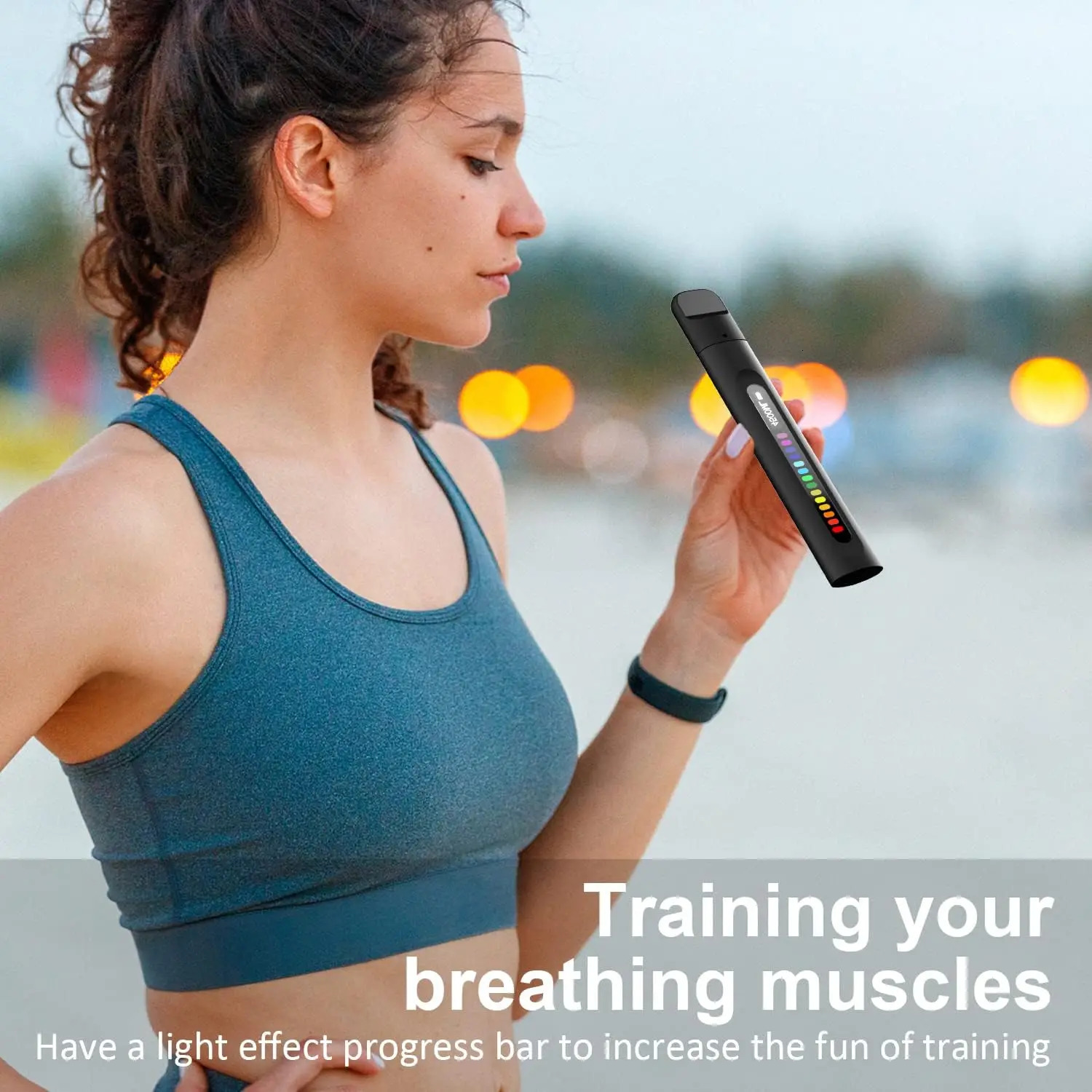 Other Health Beauty Items Smart Breathing Trainer Exercise Device with Breath Monitor App to Strengthen Muscles 231023