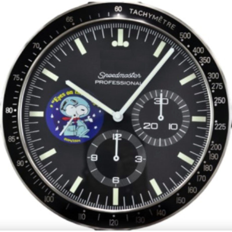 Wall Clocks Date Speedmaster Series Office Bedroom Living Room High-grade Silent Luminous Green Water Ghost Decorative -modern