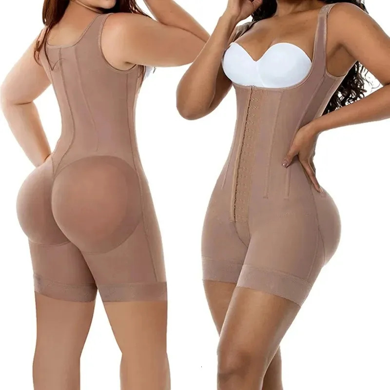 Waist Tummy Shaper High Compression Body Shapewear Women Fajas Colombianas Corrective Girdle Tummy Control Post Liposuction BBL Slimming Waist Belt 23