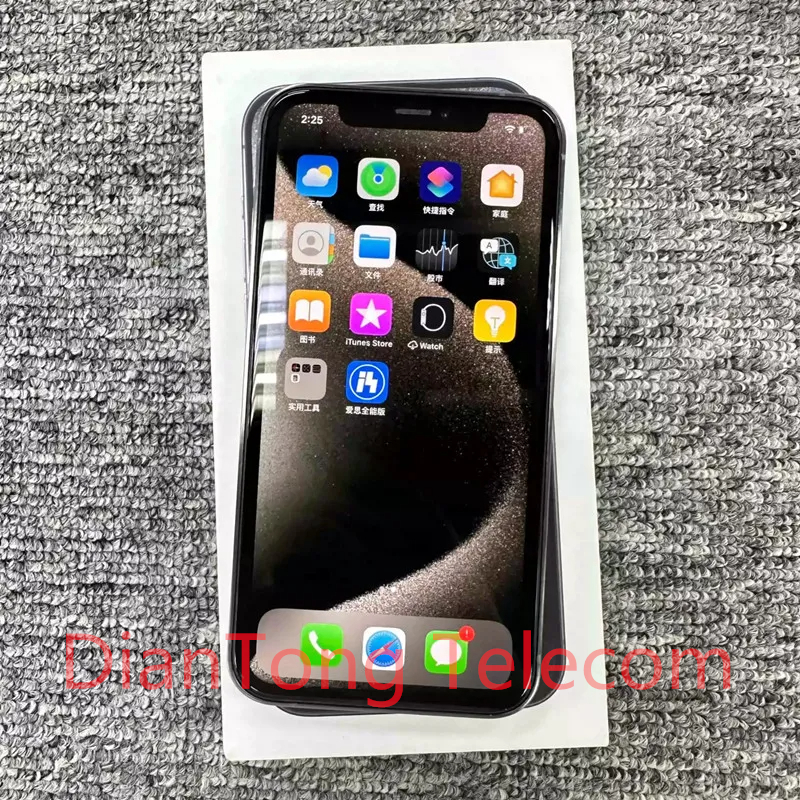 A+Excellent Condition,Original Unlocked iphone XR Covert to iphone 15 Pro Cellphone with 15 pro Camera appearance 3G RAM 64GB 128GB 256GB ROM Mobileph