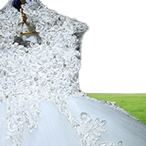 born Baby Girls Baptism Christmas Dresses White Sequin Beads Lace 1 Year Birthday Dress Infant Princess Christening Dress LJ201221