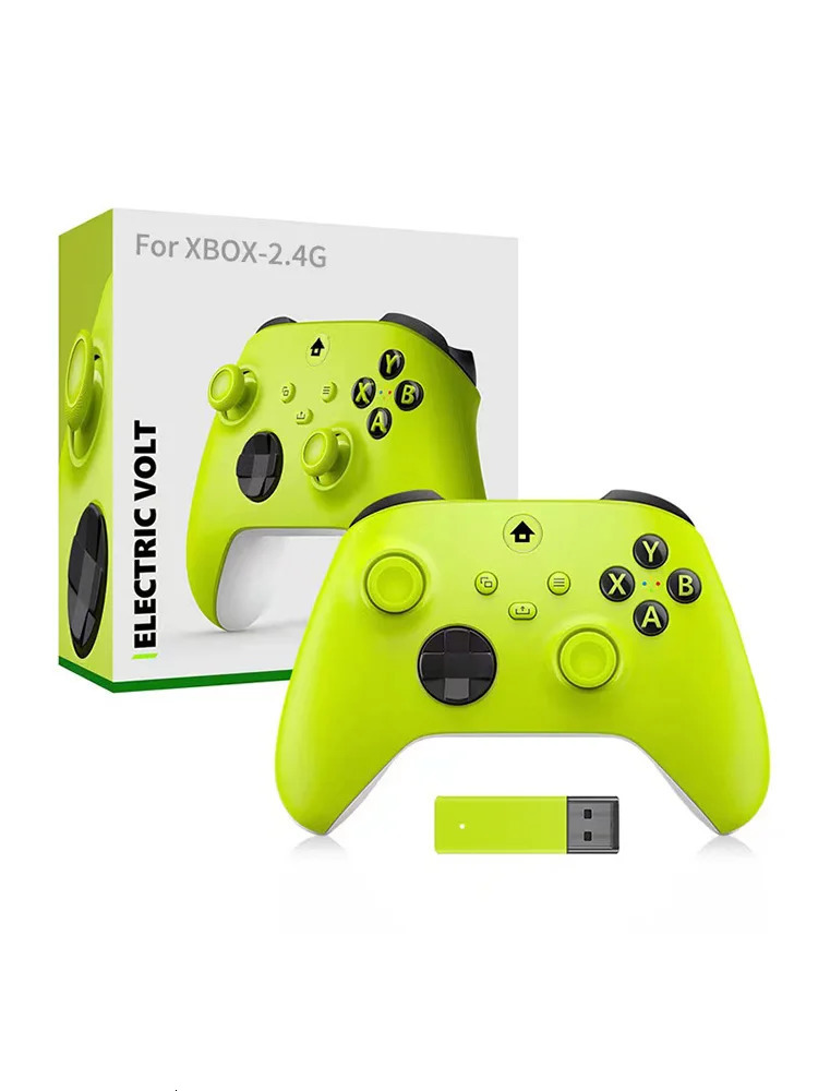 Game Controllers Joysticks 2.4G Wireless Game Controller For Xbox one Series X/S Console Joysticks With 2.4GHZ Adapter Receiver For Windows PC Gamepad