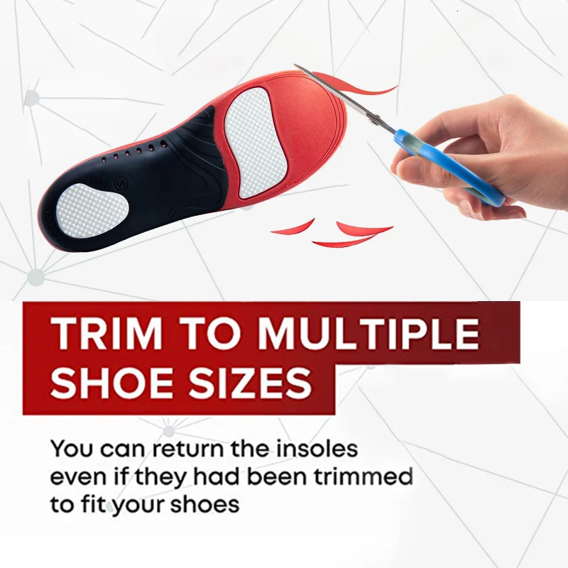 Shoe Parts Accessories Orthopedic Insoles ETPU Shoes Sole for Feet Arch Pad XO Type Leg Correction Flat Foot Support Sports Insert EU3549 231024