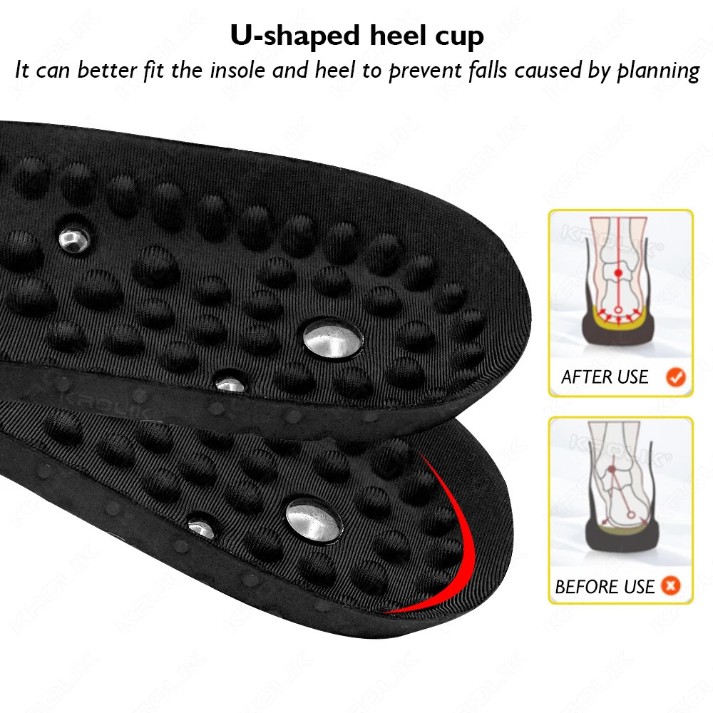 Shoe Parts Accessories 16 Pieces Magnetic Therapy Insole Magnet Massage Acupressure Health Cushion Pad Men Women Relaxation Foot Care Comfort Sole 231