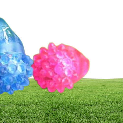 LED Finger Ring Strawberry Glow Glove Torch Lights Flash Beams Light Halloween Party LED Toys Wedding452x