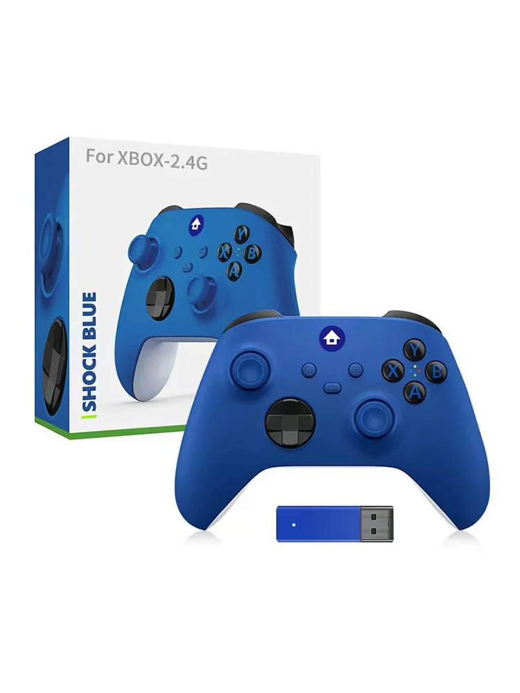 Game Controllers Joysticks 2.4G Wireless Game Controller For Xbox one Series X/S Console Joysticks With 2.4GHZ Adapter Receiver For Windows PC Gamepad
