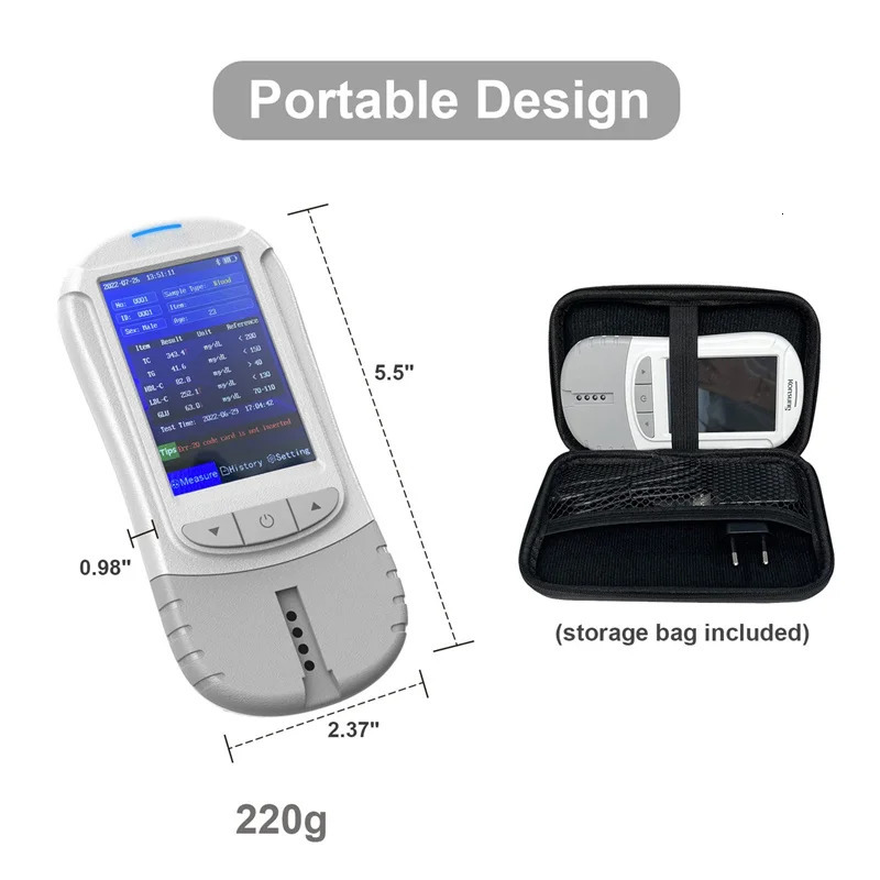 Other Health Beauty Items Kit de Test domicile compteur urique Total HDL LDL et 231023