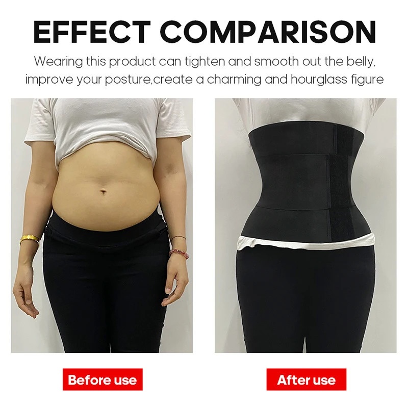 Waist Tummy Shaper Waist Bandage Wrap Belt for Women Waist Trainer Body Shaper Tummy Slimming Girdles Adjustable Postpartum Reducing Sheath Belt 23102