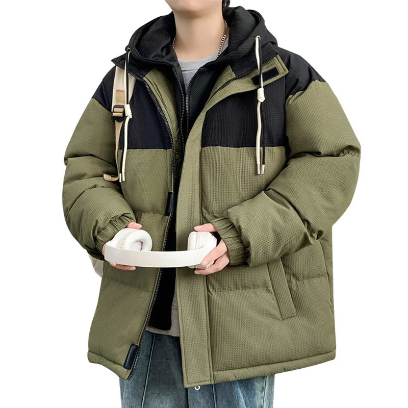 Mens Down Parkas Winter Jackets Men Coats Cotton Padded Oversize 6XL 7XL 8XL Plus Size Thicken Warm Windbreak Hooded Loose Male Overcoat 231024